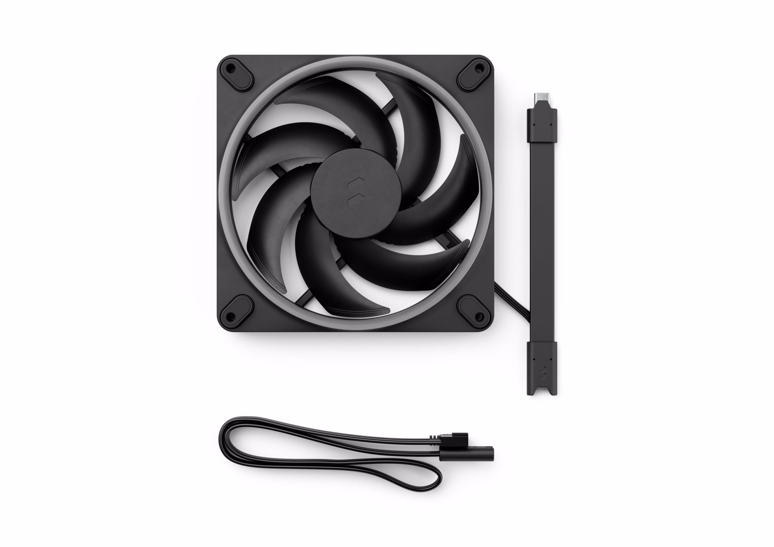 Fractal Design Momentum 14 RGB Black 140mm Case Fan 3-Pack – 1800 RPM, High-Static Pressure, PWM, FDB Bearing, ARGB Gen 2, Black | FD-F-MR1-1403 thumbnail 7