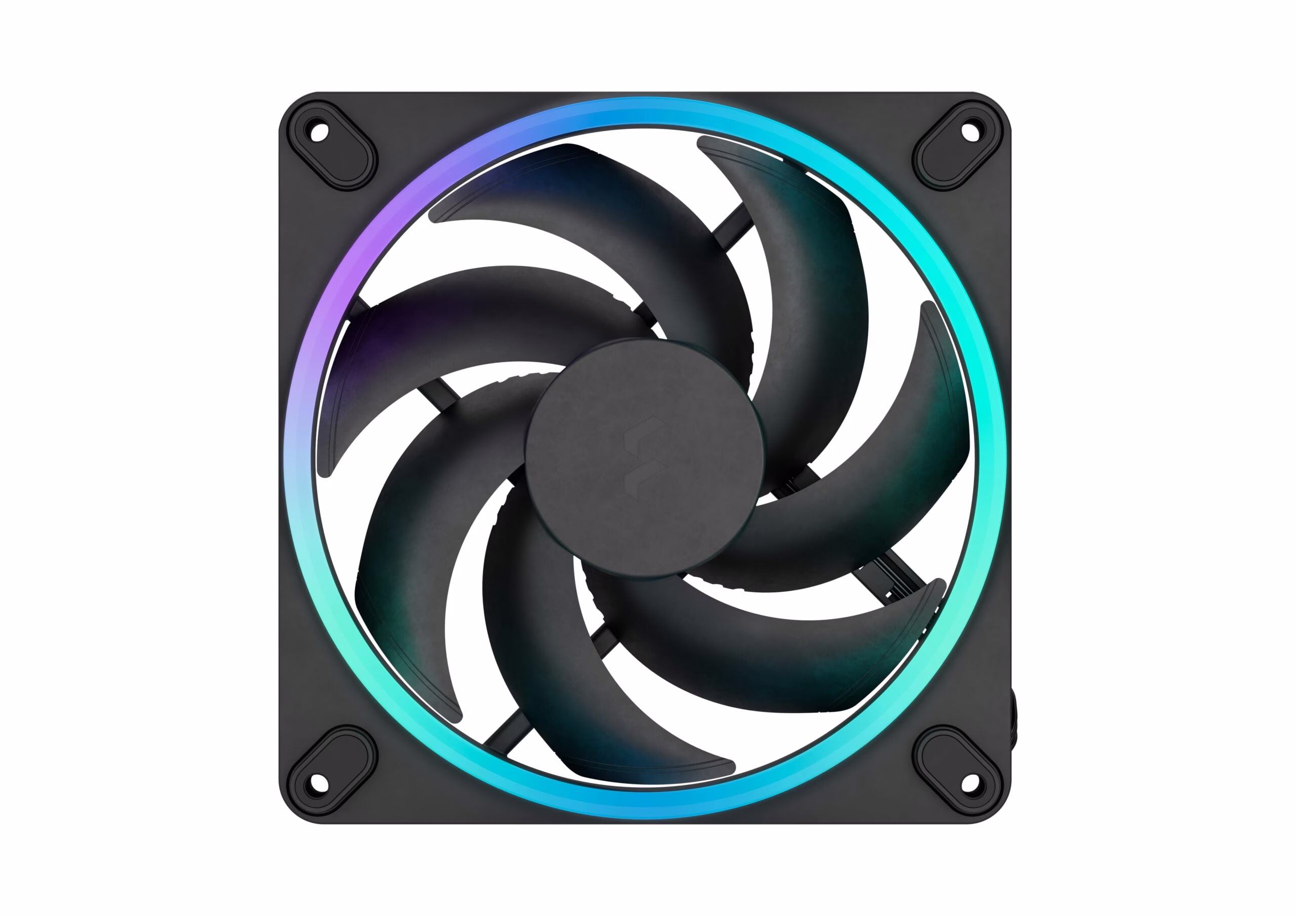 Fractal Design Momentum 14 RGB Black 140mm Case Fan 3-Pack – 1800 RPM, High-Static Pressure, PWM, FDB Bearing, ARGB Gen 2, Black | FD-F-MR1-1403 thumbnail 3