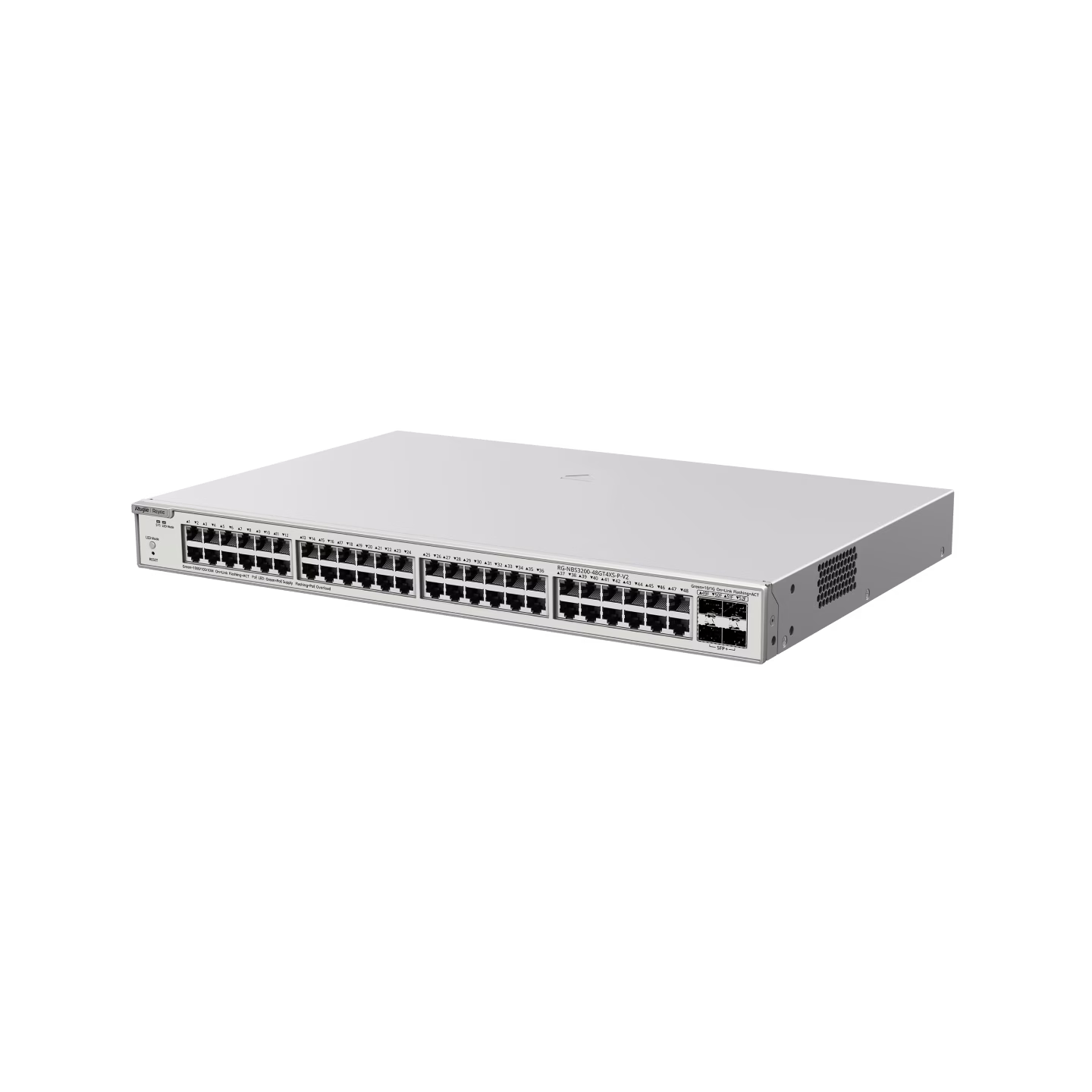 Ruijie RG-NBS3200-48GT4XS-P-V2, 48-Port Gigabit Layer 2+ Cloud Managed PoE Switch, 4 x 10G Uplinks thumbnail 4