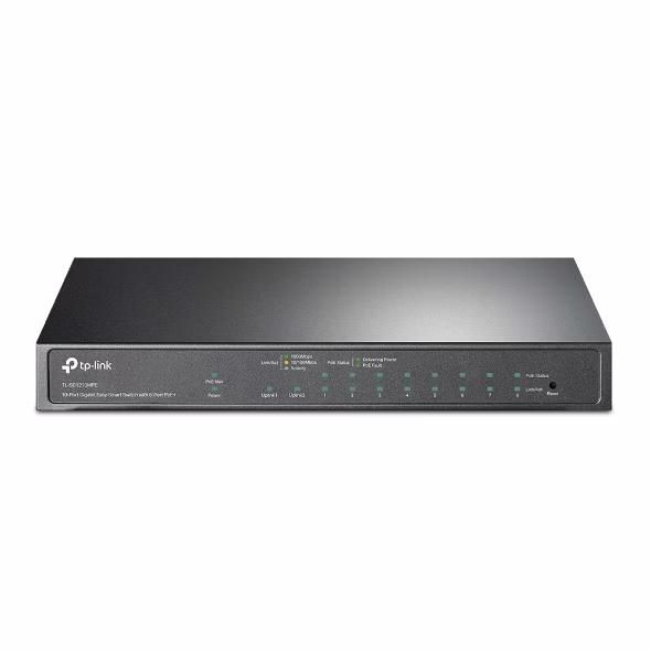 tp-link TL-SG1210MPE 10-Port Gigabit Easy Smart Switch with 8-Port PoE+ – Buy Online