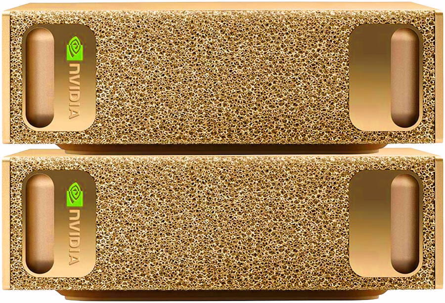 NVIDIA DGX Spark Bundle, Dual AI Supercomputer Cluster, 2x DGX Spark Units, GB10 Grace Blackwell Superchip, 2 PFLOPS AI Performance & Interconnect Cable | DGXSPARK-BUNDL-CABLE image