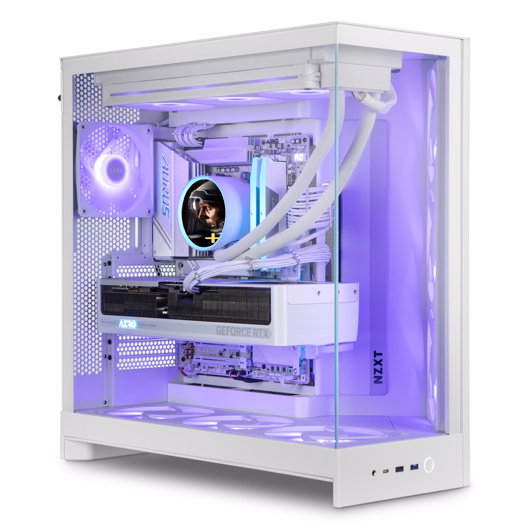 Gaming PC White Beast Gaming & Content Creation PC: Ryzen 9 9950X3D, RTX 5090, 64GB DDR5, 2TB Gen5 SSD  Gaming PC – Buy Online