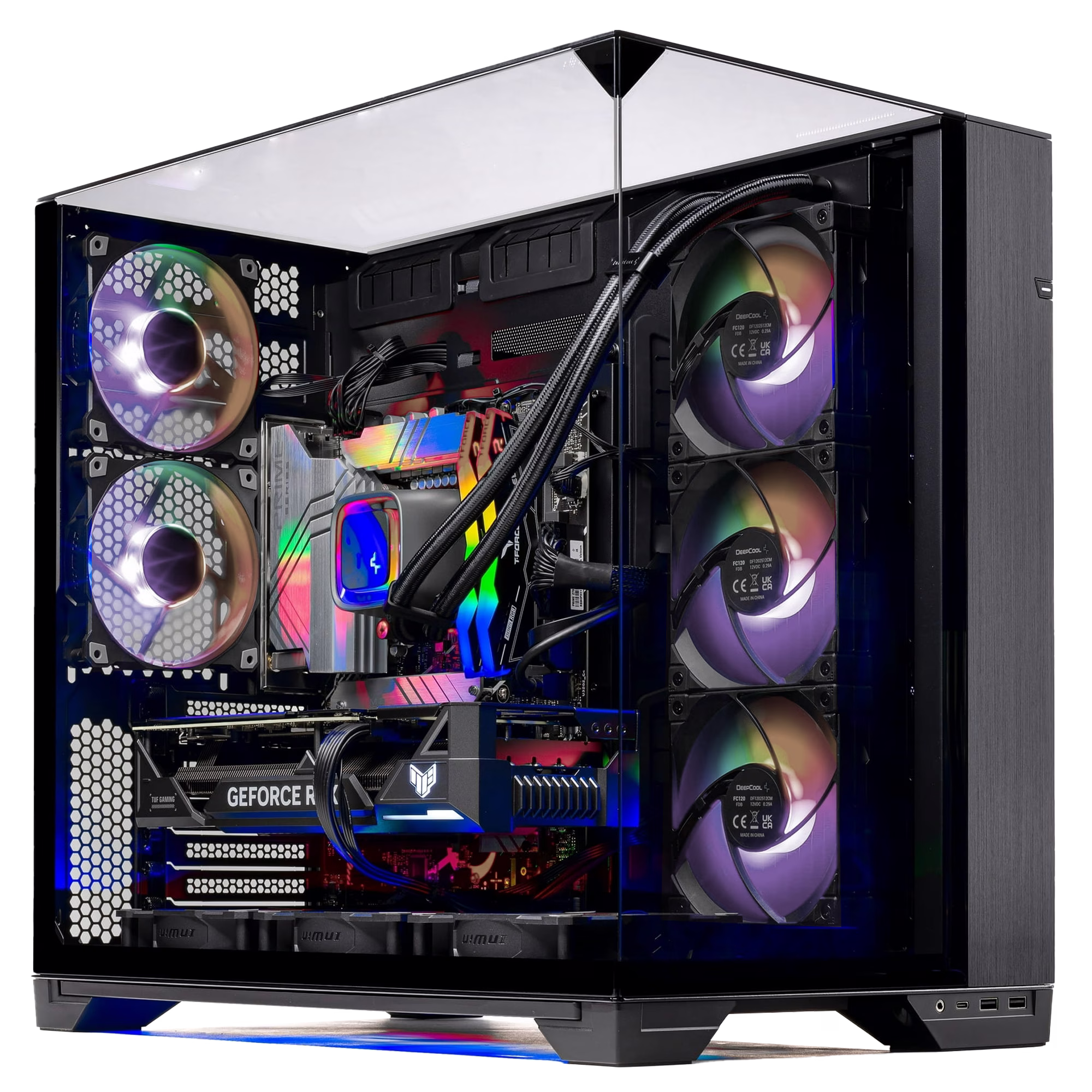 Gaming PC, AMD Ryzen 7 9800X3D Processor,  RTX 5070 Ti OC Edition 16GB GDDR7, 32GB (2x16GB) DDR5 6000MHz, 2TB NVMe. LCD CPU Liquid Cooler, 850W – Buy Online