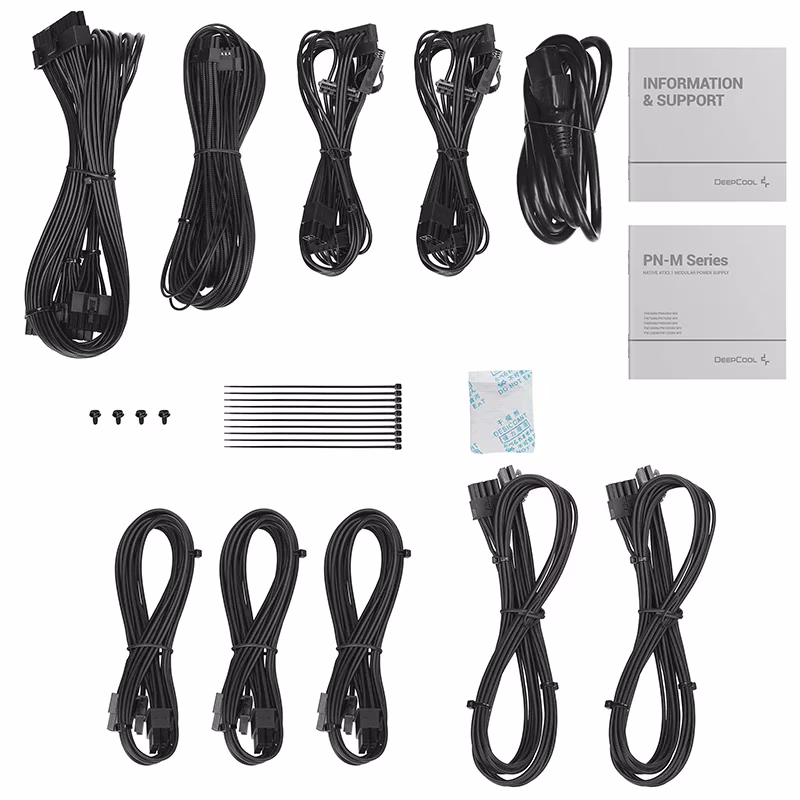 DeepCool PN1200M 1200W Power Supply (PSU), 80 Plus Gold, ATX 3.1 & PCIe 5.1 Ready, 12V-2x6 Connector, FDB Fan | R-PNC000M-FC0B-JGUK thumbnail 6