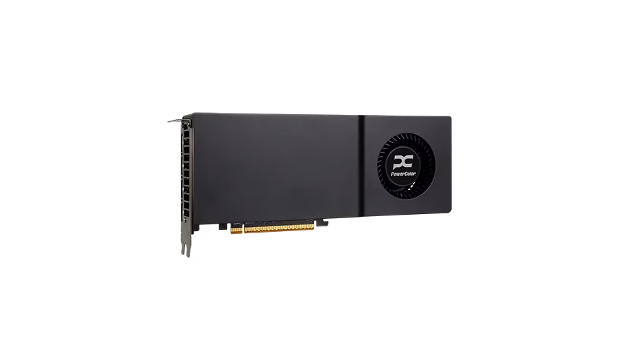 PowerColor Radeon AI PRO R9700 Graphics 32GB GDDR6 Card, AMD RDNA 4 Architecture, PCIe 5.0, 256-bit,  20.0 Gbps, 4x DisplayPort 2.1a, 4096 Stream Processor Units  | AI PRO R9700 32G-B thumbnail 5