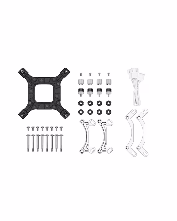 DeepCool LE240 V2 White AIO ARGB Liquid CPU Cooler, 240mm Radiator, up to 3400 RPM, Hydro Bearing Type, Anti-Leak Technology | R-LE240-WHAMMN-G-2 thumbnail 3