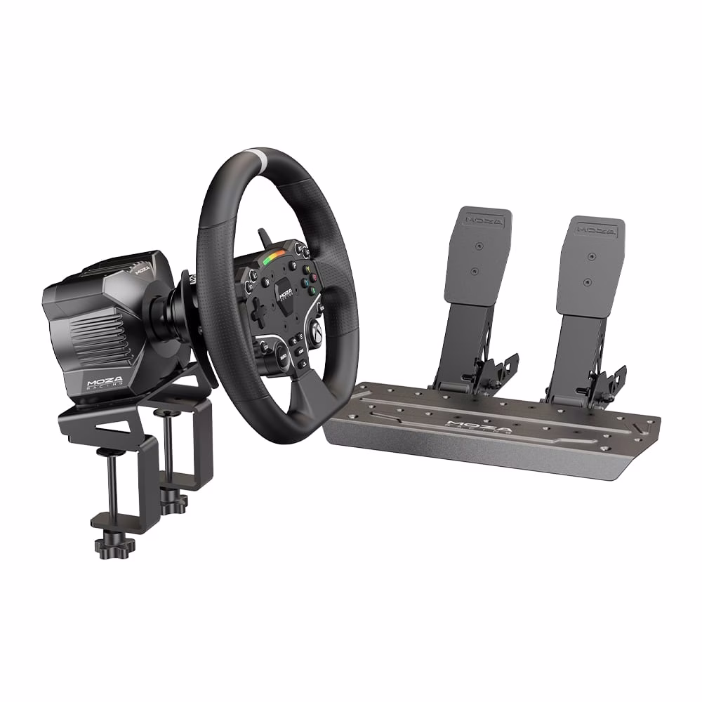 MOZA RS053 R3 Direct Drive Racing Bundle for Xbox & PC, 3.9 Nm Torque, ESX Wheel, SR-P Lite Pedals – Buy Online