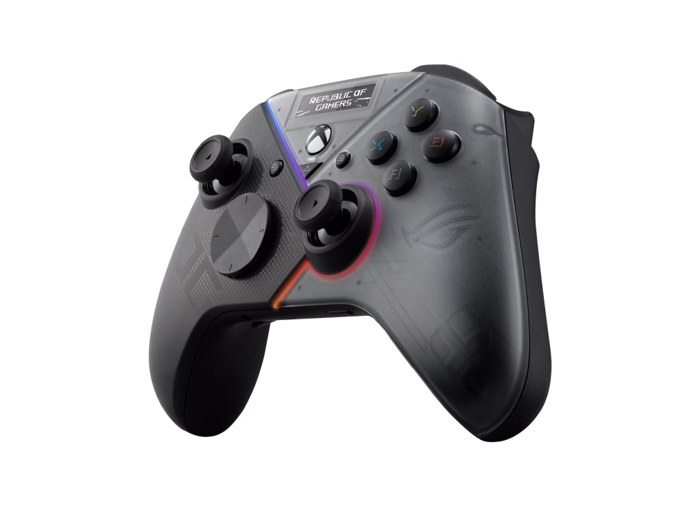 ASUS ROG Raikiri Pro Wireless PC Controller, USB-C, 2.4GHz, Bluetooth on PCs, OLED Display, 4x Rear Buttons, Selectable Triggers, ESS DAC, Customizable Joystick Sensitivity |  90GC00W0-BGP000 – Buy Online