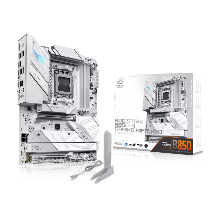 ASUS ROG STRIX B850-A GAMING WIFI7 NEO AMD AM5 Gaming Motherboard, Ryzen 9000 Ready, DDR5 8400+, 5Gb LAN, PCIe 5.0 | 90MB1P10-M0EAY0 thumbnail 10