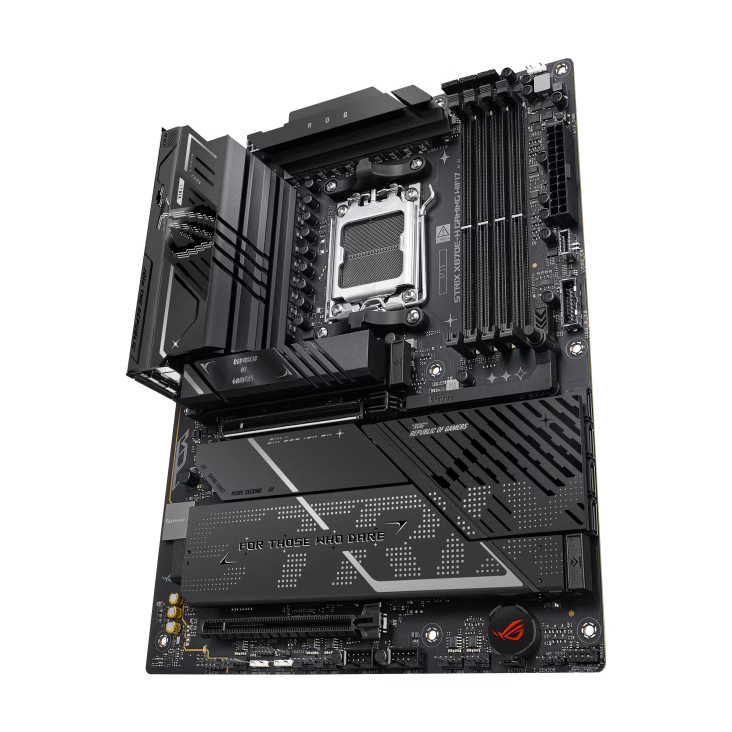 ASUS ROG STRIX X870E-H GAMING WIFI7 ATX AM5 Motherboard, 4x DIMM DDR5, upto 8000+MT/s(OC), PCIe 5.0 x16 slots, dual USB4 Type-C ports  | 90MB1M90-M0EAY0 thumbnail 5
