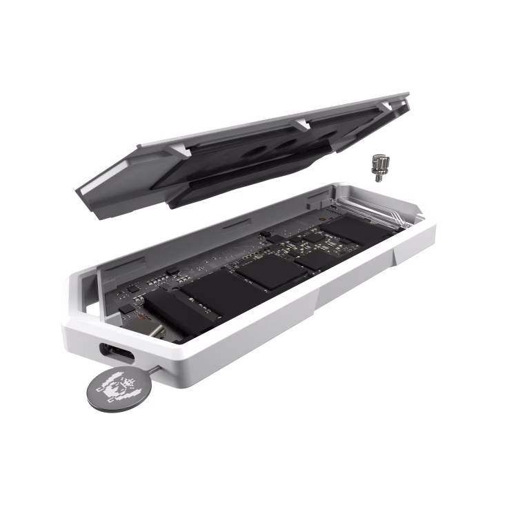 ASUS ROG Strix Arion Hatsune Miku Edition NVME SSD Enclosure, Supports M.2 PCIe NVMe SSD 2230/2242/2260/2280, USB-C 3.2 Gen 2x1, Speeds Up to 10 Gbps | 90DD02H1-M09010 thumbnail 7