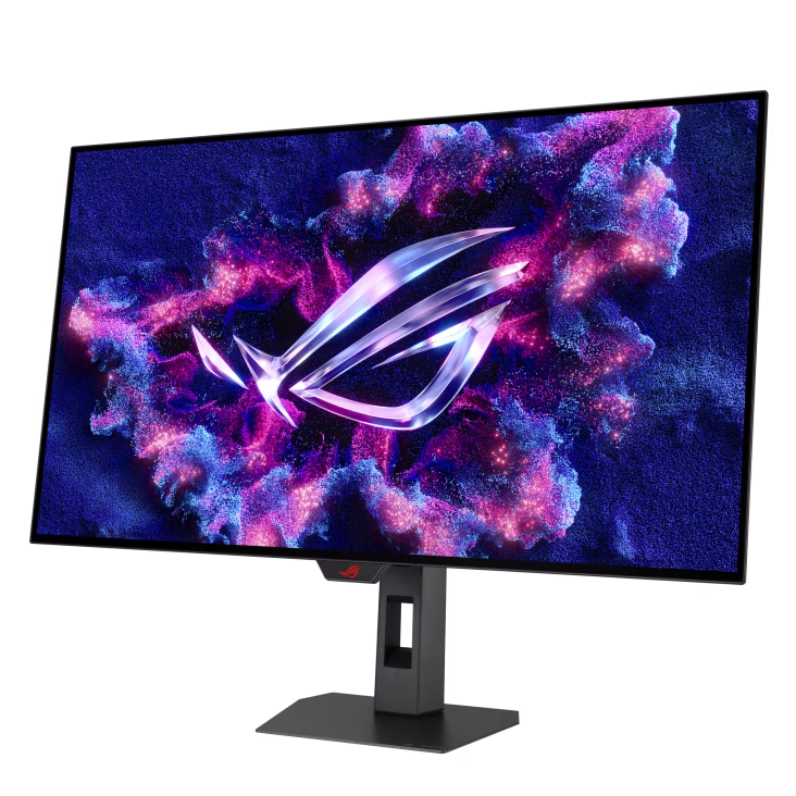 ASUS ROG Strix OLED XG32UCWG 32 inch 4K UHD Gaming Monitor, Dual Mode (4K at 165 Hz FHD at 330 Hz), 0.03ms, Sync-Tech, HDR 400 TB, QD-OLED, 16:9, 3840x2160, DP, HDMI, 15W USB-C, USB Hub, Auto KVM | 90LM0BX0-B01371 thumbnail 3