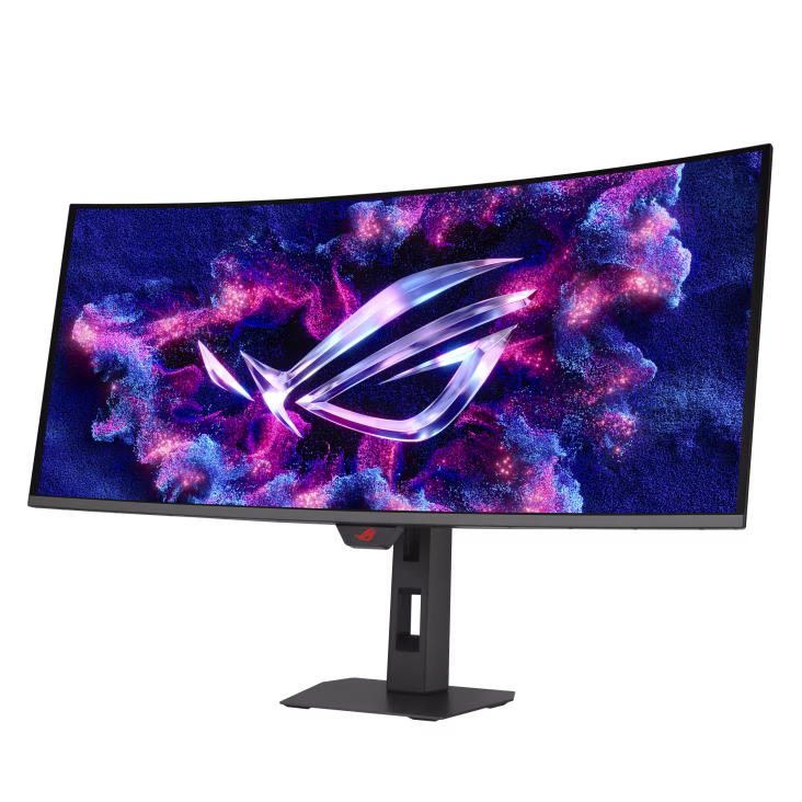 ASUS ROG Strix OLED XG34WCDMTG 34" Curved Gaming Monitor, 240Hz QD-OLED (3440x1440), 0.03ms, Android 14 Google TV, WiFi 6, 90W USB-C, Dolby Vision | 90LM0B10-B02171 thumbnail 4