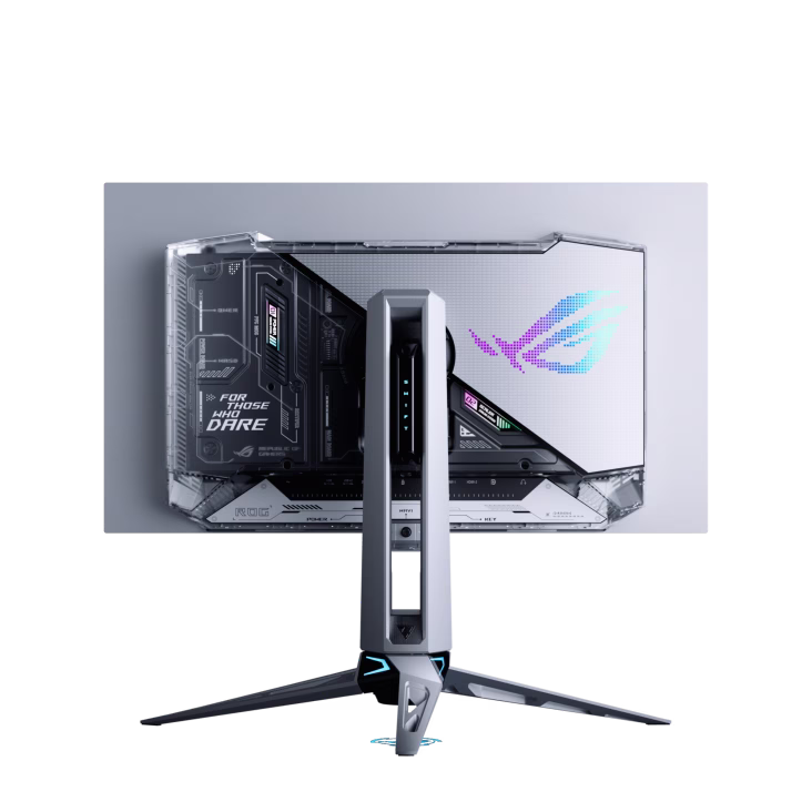 ASUS ROG Swift OLED PG27AQWP-W 27-Inch Gaming Monitor, 1440p Tandem OLED, 2560x1440 (UHD), Dual-Mode 540Hz/720Hz, 0.02ms, DisplayPort 2.1, Glossy White | 90LM0CF2-B01971 thumbnail 2