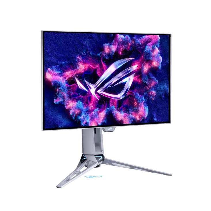 ASUS ROG Swift OLED PG27AQWP-W 27-Inch Gaming Monitor, 1440p Tandem OLED, 2560x1440 (UHD), Dual-Mode 540Hz/720Hz, 0.02ms, DisplayPort 2.1, Glossy White | 90LM0CF2-B01971 thumbnail 4