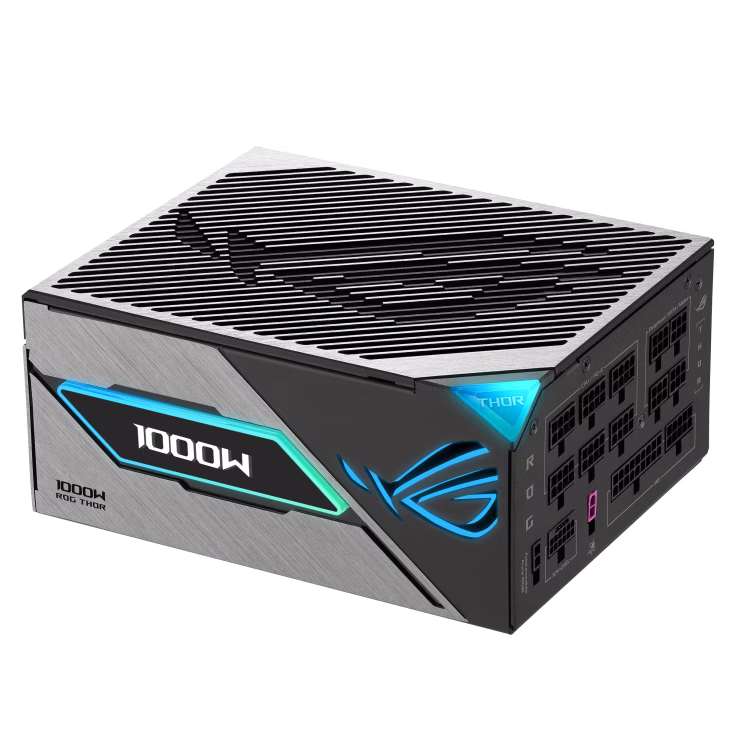 ASUS ROG Thor 1000W Platinum III  ATX 3.1 Power Supply, 80Plus Platinum, Active PFC, Black | 90YE00V3-B0NA00 thumbnail 2