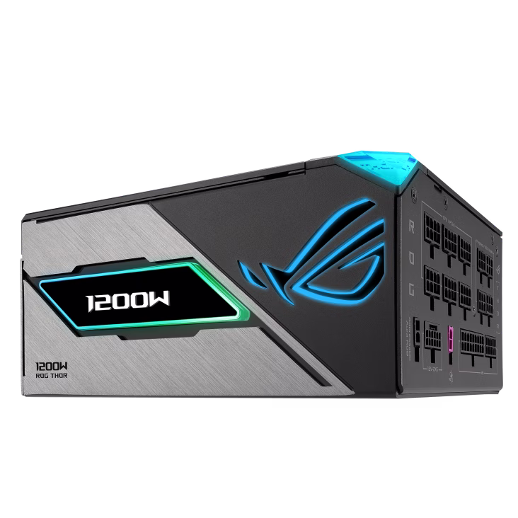 ASUS ROG Thor 1200W Platinum III  ATX 3.1 Power Supply,  80Plus Platinum, Active PFC, Black |  90YE00V2-B0NA00 thumbnail 4