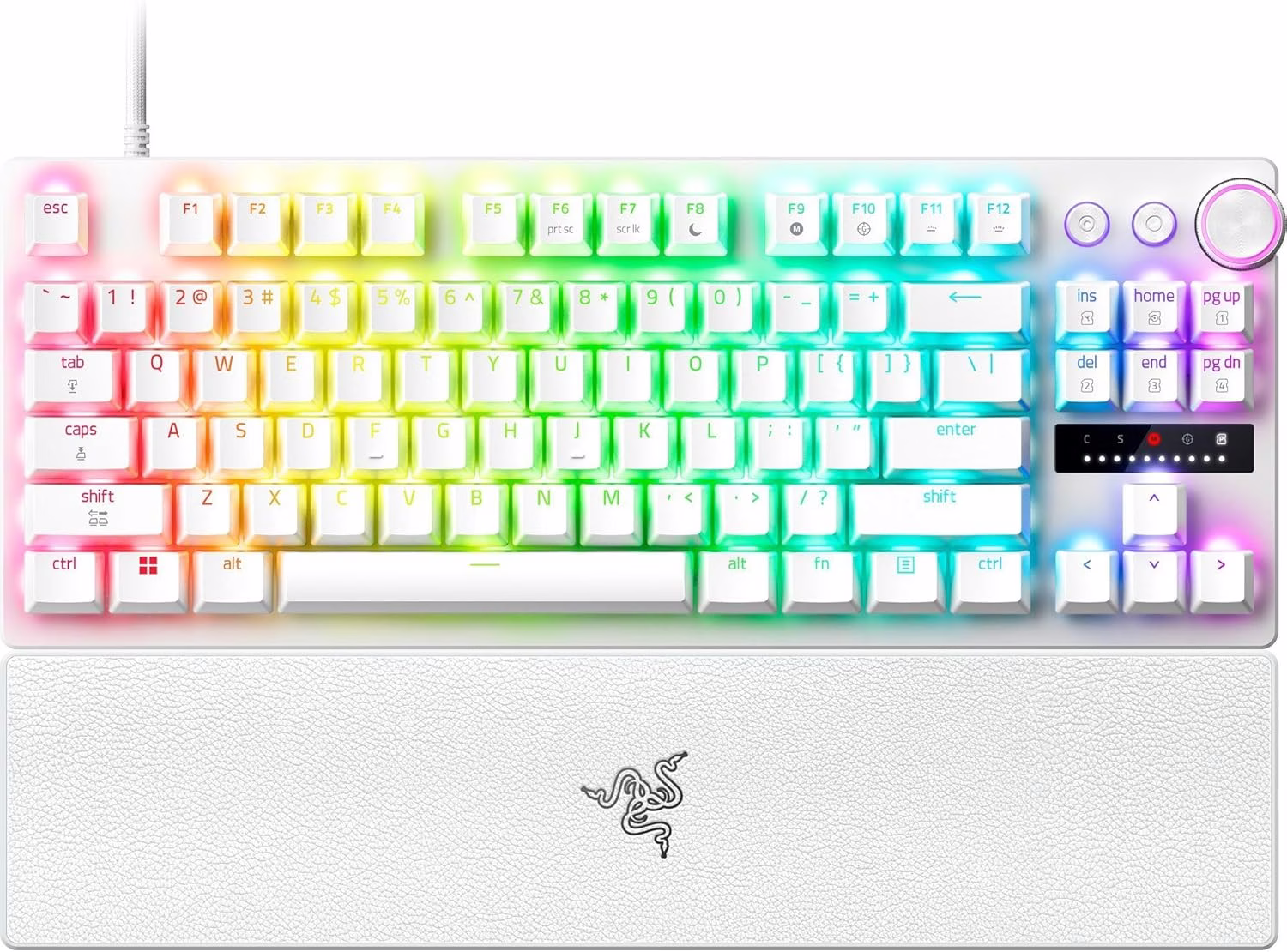 Razer Huntsman V3 Pro TKL Tenkeyless Gaming Keyboard: Gen-2 Analog Optical Switches, Rapid Trigger Mode, 8000Hz Polling Rate, Adjustable Actuation, Brushed Aluminum | RZ03-05521000-R3M1 – Buy Online