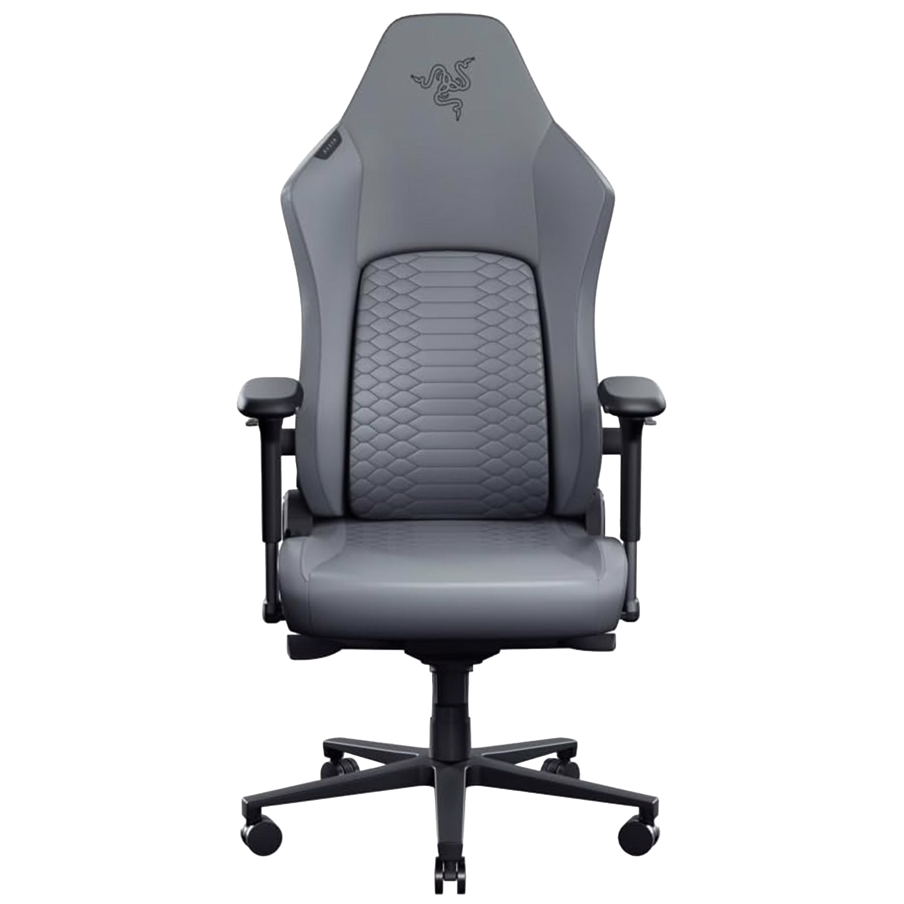 Razer Iskur V2 NewGen Ergonomic Gaming Chair, HyperFlex™ Lumbar Support, CoolTouch EPU Leather, 4D Armrests, 152° Recline, Head Cushion, Light Gray | RZ38-04901000-R3G1 – Buy Online