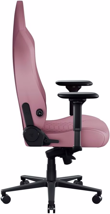 Razer Iskur V2 NewGen Ergonomic Gaming Chair, HyperFlex Lumbar Support, CoolTouch EPU Leather, 4D Armrests, 152° Recline, Head Cushion, Quartz | RZ38-04900900-R3G1 thumbnail 3
