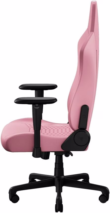 Razer Iskur V2 X NewGen Ergonomic Gaming Chair, Gen-2 CoolTouch EPU Leather, Built-in Lumbar Support, 2D Armrests, 152° Recline, Ultra-Wide Seat & Shoulder Arches, Quartz | RZ38-05311000-R3G1 thumbnail 4