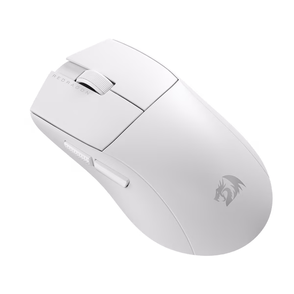 Redragon K1NG M916 PRO (1K Hz) 3 Modes 26K DPI Gamer Mouse, 49G Ultra-Light, Full Programmable Buttons, White | M916W-PRO-1K – Buy Online