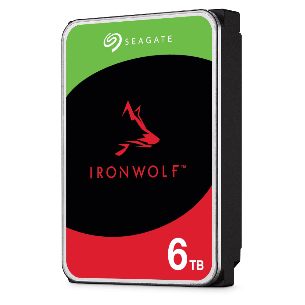 Seagate IronWolf 6TB NAS Internal Hard Drive, SATA 6Gb/s Interface, 5400 RPM, CMR Technology, 256MB Cache, 3.5-Inch, Designed for 1–8 Bay NAS Systems | ST6000VN006 thumbnail 4