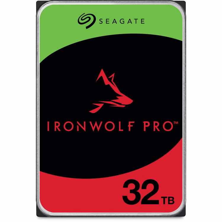Seagate IronWolf Pro 32TB NAS Internal 3.5-Inch Hard Drive (HDD), 7200 RPM, SATA 6Gb/s, 512MB Cache, CMR, Helium Sealed | ST32000NT000 thumbnail 2