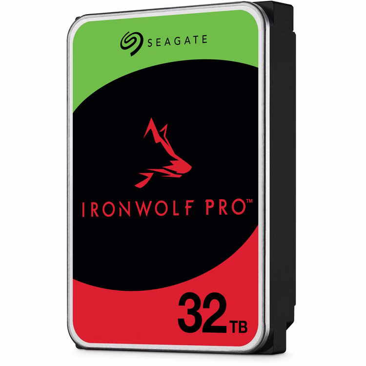 Seagate IronWolf Pro 32TB NAS Internal 3.5-Inch Hard Drive (HDD), 7200 RPM, SATA 6Gb/s, 512MB Cache, CMR, Helium Sealed | ST32000NT000 – Buy Online