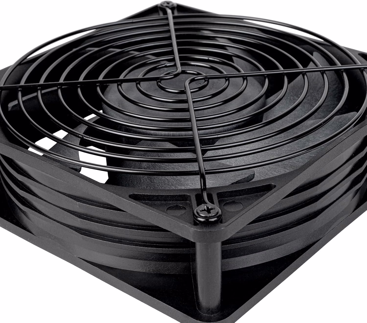 SilverStone FHS 140X 140mm High-Performance Industrial Fan, 4000 RPM, 38mm Thick, Dual Ball Bearing, Black | SST-FHS140X thumbnail 4