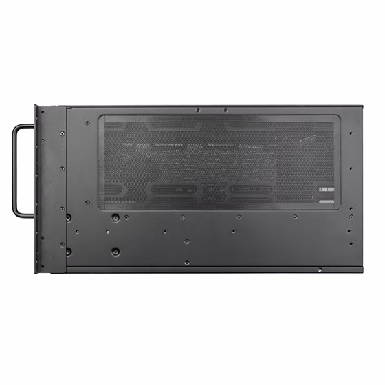 SilverStone RM61-312 6U Rackmount Server Chassis, Supports E-ATX/SSI-EEB, 12x Hot-Swap HDD Trays, Triple 360mm Radiator Support, Dual PSU | RM61-312 thumbnail 5