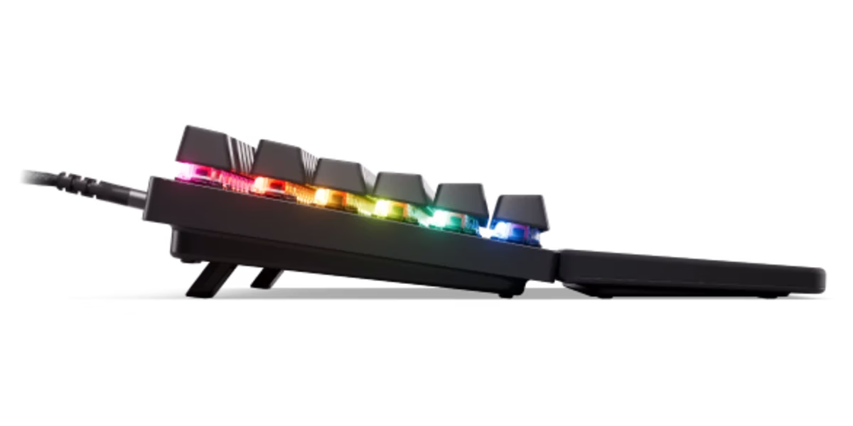 SteelSeries Apex Pro TKL Gen 3 Wired Mechanical Gaming Keyboard, OmniPoint 3.0 Adjustable HyperMagnetic Switches, Rapid Trigger, & OLED Smart Display, US Layout, Black | 64740 thumbnail 3