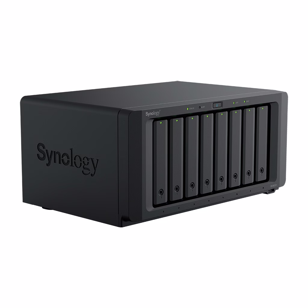 Synology DiskStation DS1825+ 8-Bay NAS, AMD Ryzen Quad-Core, 8GB ECC RAM, Dual 2.5GbE, M.2 NVMe Slots, PCIe Expansion |  DS1825+ thumbnail 4