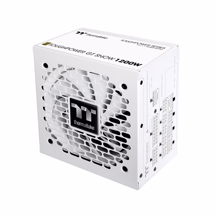 Thermaltake Toughpower GT Snow 1200W White Power Supply, ATX 3.1, 80+ Gold, Fully Modular, PCIe 5.1 Ready, 12V-2x6 Connector, White | PS-TPT-1200FNFAGK-W thumbnail 3