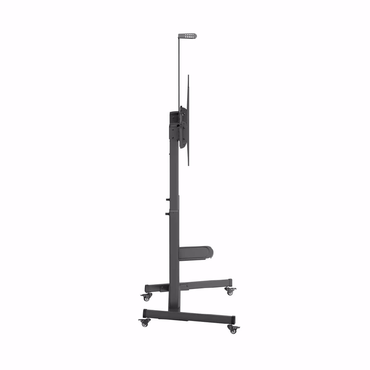 Skilltech SH 666TB Telescope Height-Adjustable Steel TV Cart With Quick-Release Spring Lock, Suitable for most 60''~ 100" Screen, 120kg (264lbs) thumbnail 5