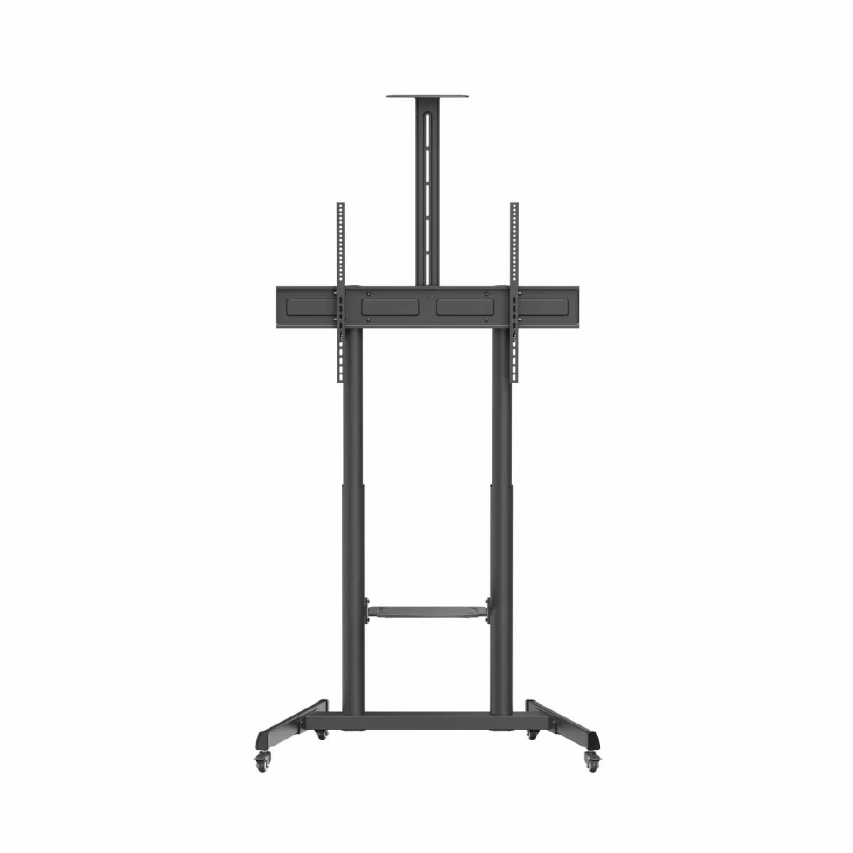 Skilltech SH 666TB Telescope Height-Adjustable Steel TV Cart With Quick-Release Spring Lock, Suitable for most 60''~ 100" Screen, 120kg (264lbs) thumbnail 6