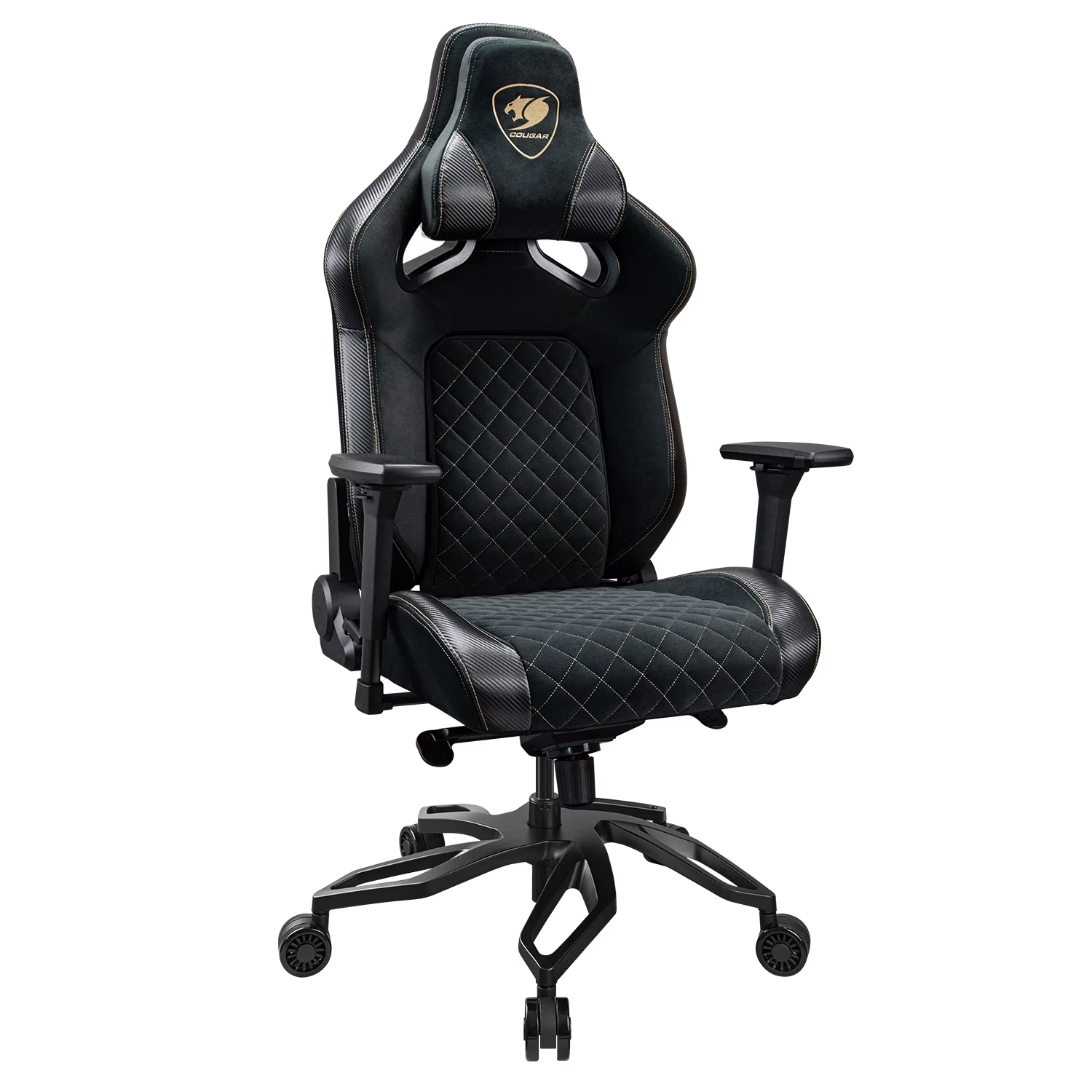 Cougar TITAN PRO V2 Gold XL Gaming Chair, XL Throne Design, 160kg Capacity, LiftBack Lumbar Support, 4D Armrests | 3MT2FGLB.0001 thumbnail 5