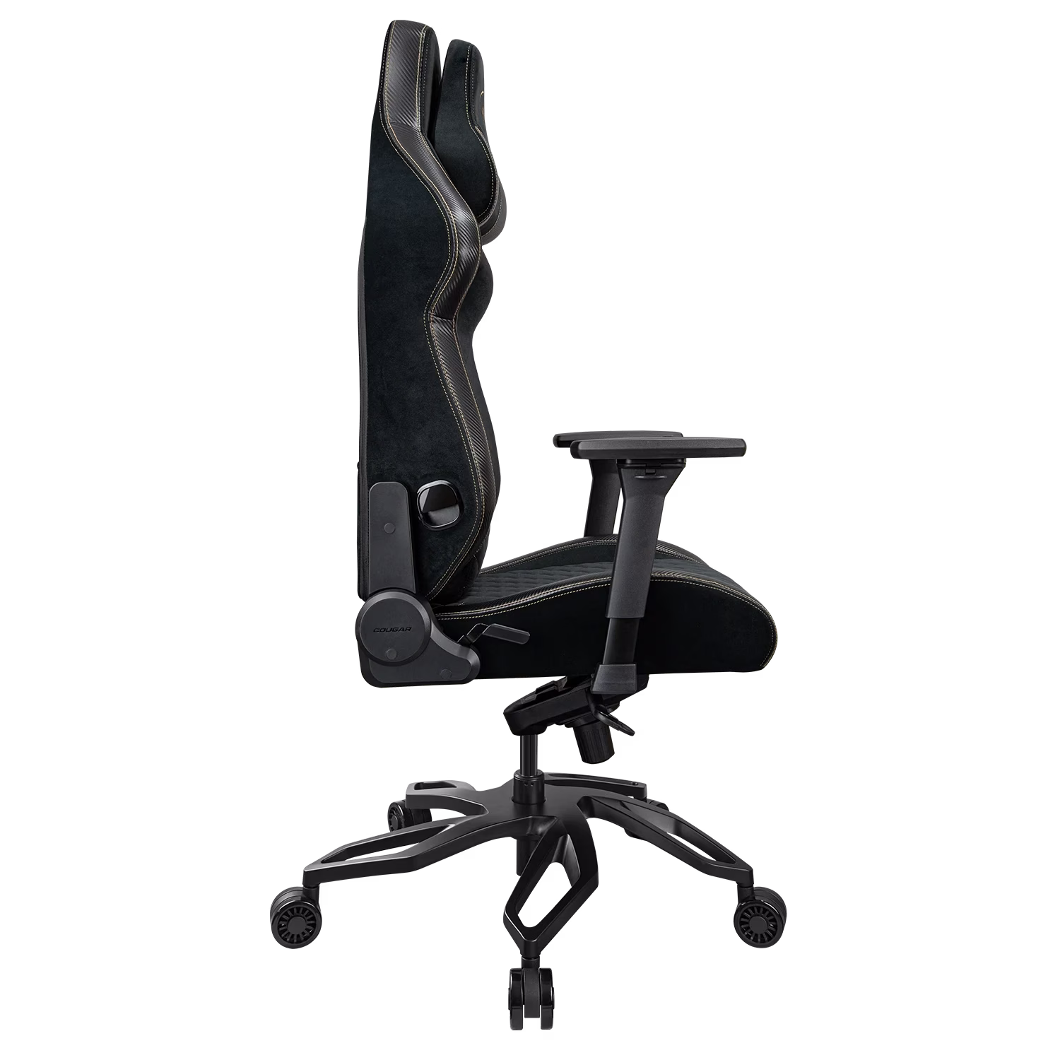 Cougar TITAN PRO V2 Gold XL Gaming Chair, XL Throne Design, 160kg Capacity, LiftBack Lumbar Support, 4D Armrests | 3MT2FGLB.0001 thumbnail 3