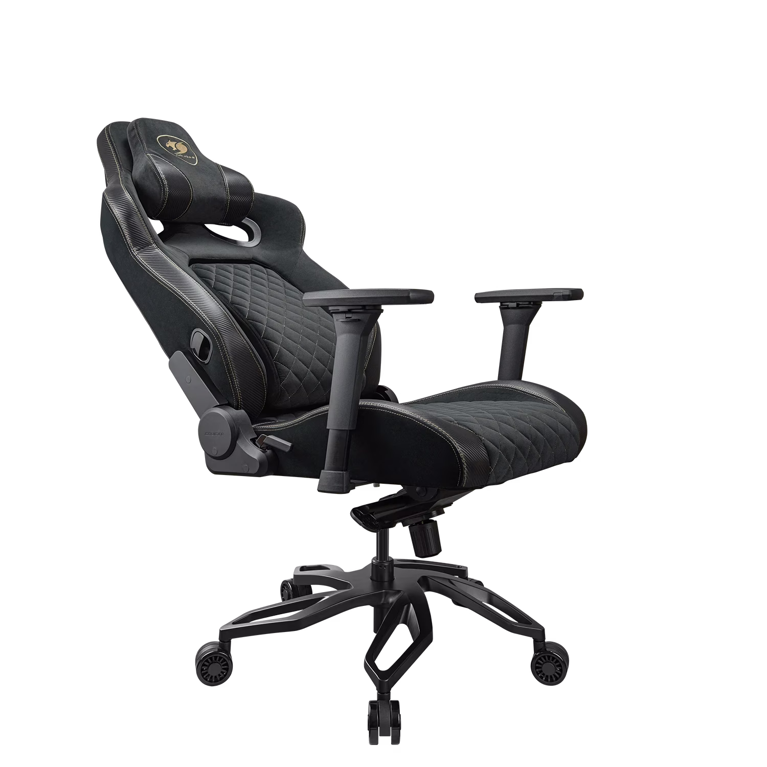 Cougar TITAN PRO V2 Gold XL Gaming Chair, XL Throne Design, 160kg Capacity, LiftBack Lumbar Support, 4D Armrests | 3MT2FGLB.0001 thumbnail 2