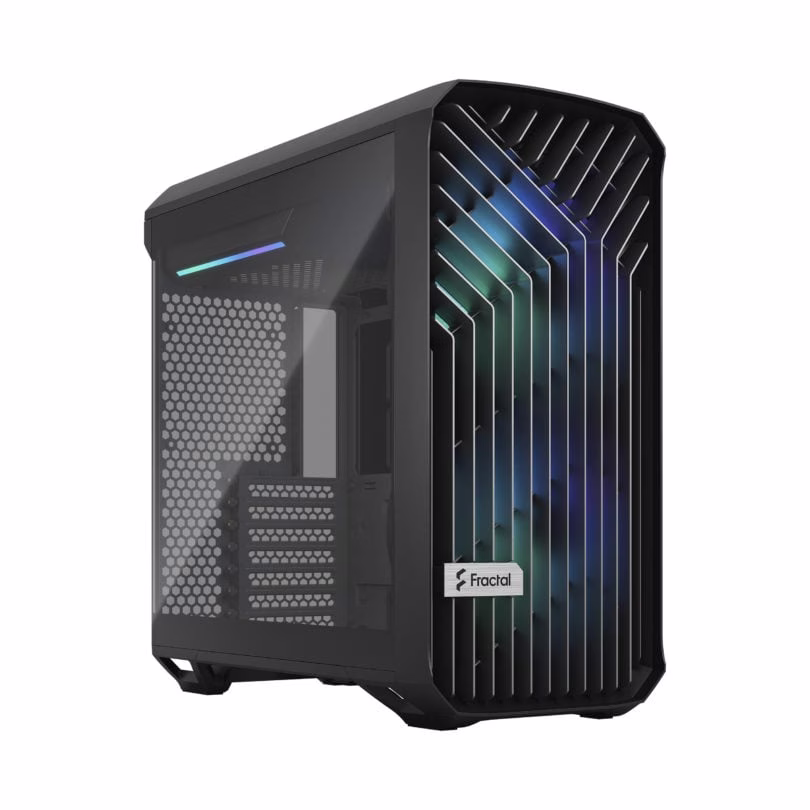 Fractal Design Torrent Compact Black RGB TG Light Tint ATX Mid Tower Case, Steel / Tempered Glass, 7 Expansion Slots, Up to 360mm Radiator Support, 3x 120mm Fan, 3x 2.5" Drive Bays | FD-C-TOR1C-02 – Buy Online