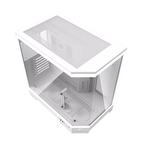 Tortox Prism X Luxury Gaming Case White, Panoramic Tempered Glass, 7 ARGB Fans Included, ATX mATX ITX Support, High Airflow Mid Tower thumbnail 7