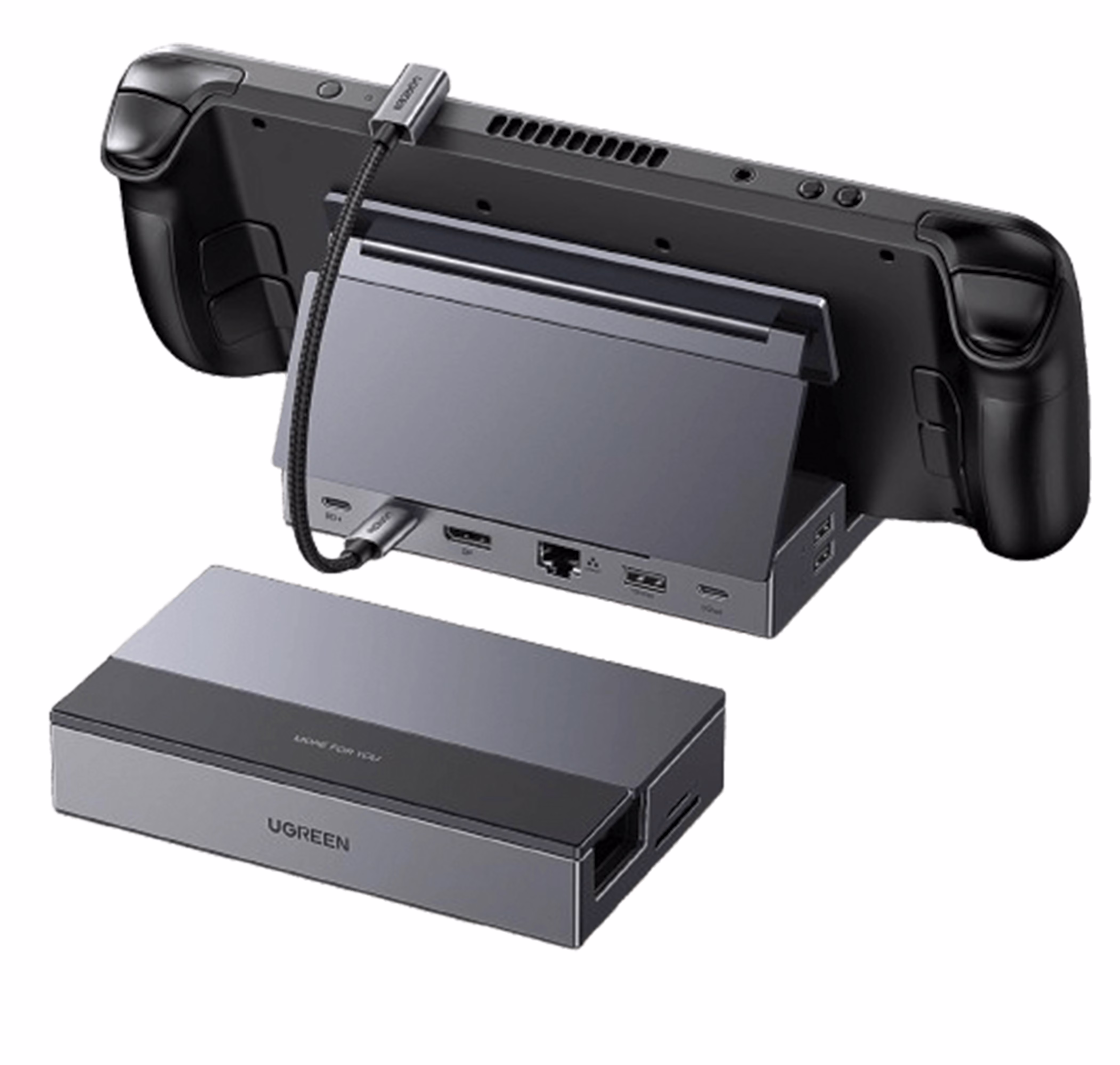 UGREEN Steam Deck Dock 9-in-1 USB-C Hub, 4K 120Hz HDMI, 100W PD Charging, Gigabit Ethernet, Multiport Docking Station | CM800-55733 – Buy Online