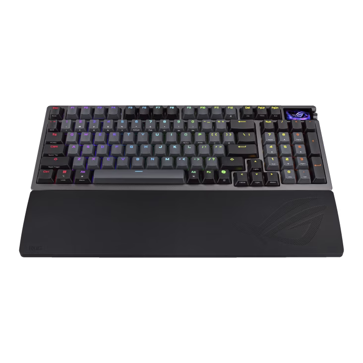 ASUS ROG Azoth 96 HE Black Gaming Keyboard, ROG HFX V2 Magnetic Switches, 8K Polling, OLED Display, Tri-Mode Wireless | 90MP040H-BKCA00 thumbnail 8