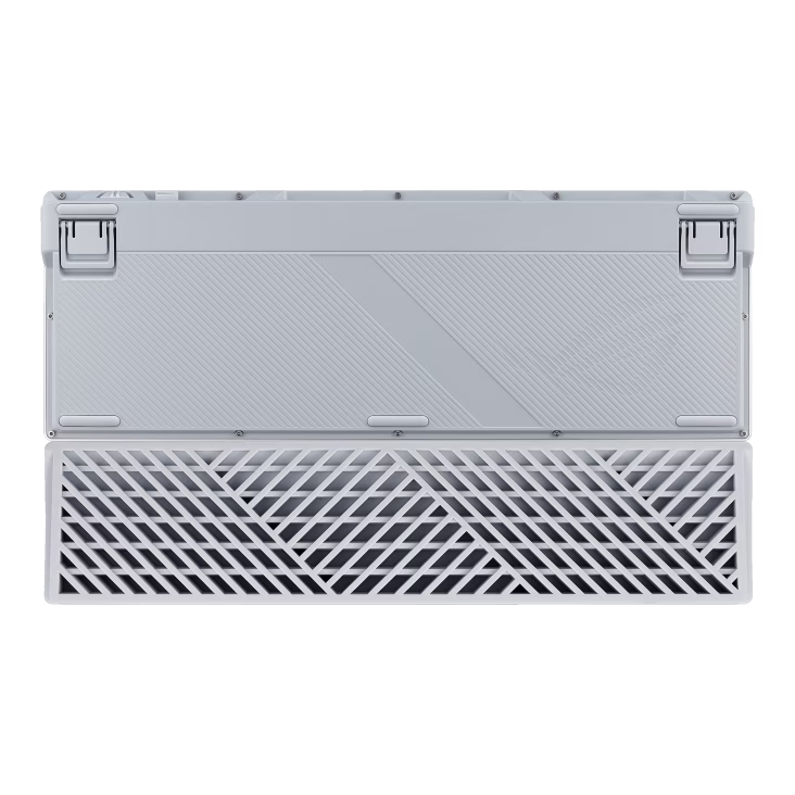 ASUS ROG Azoth 96 HE White Gaming Keyboard, ROG HFX V2 Magnetic Switches, 8K Polling, OLED Display, Tri-Mode Wireless, Eng & Arabic Keyboard | 90MP040H-BKCA10 thumbnail 5