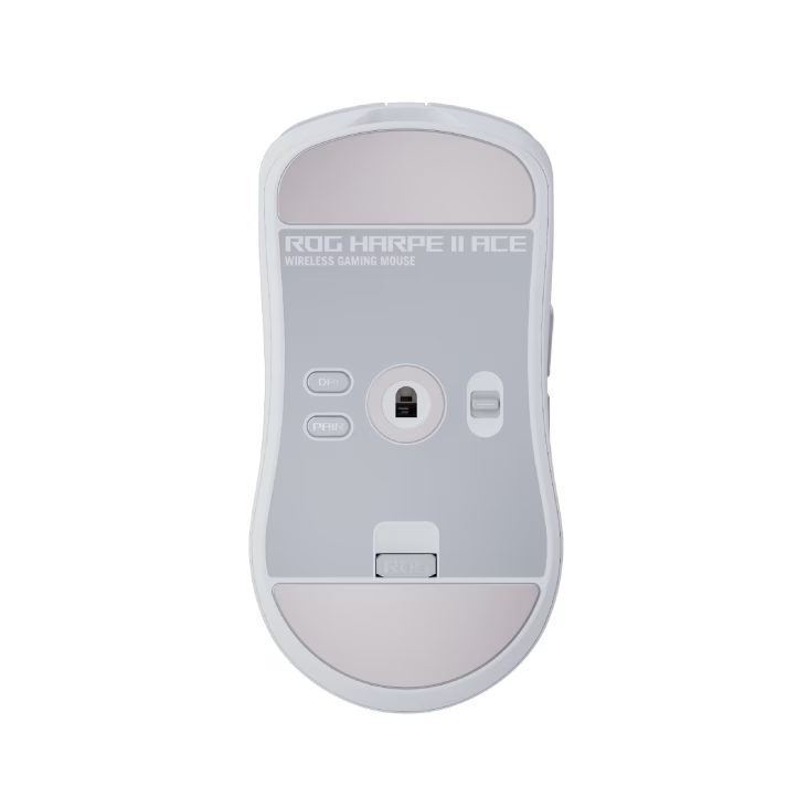 ASUS ROG Harpe II Ace Ultralight 48-gram White Gaming Mouse, Tri-mode (2.4 GHz, Bluetooth and wired USB), 42,000 DPI, ROG AimPoint Pro Optical Sensor, ROG Optical Micro Switches, 8,000Hz | 90MP0490-BMUA10 thumbnail 5