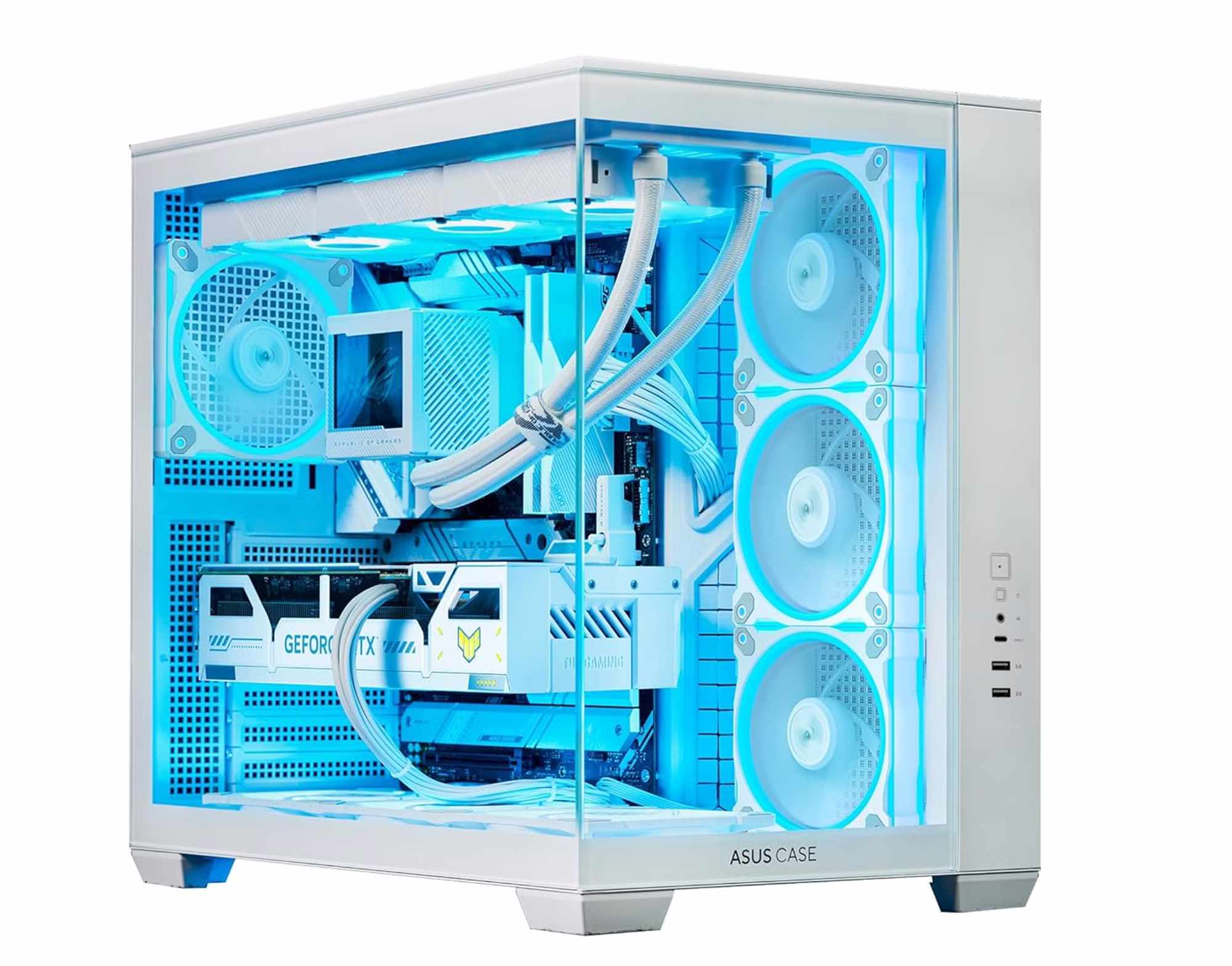 Ultimate White eSports Gaming PC: AMD Ryzen 7 9800X3D, RX 9070 XT 16GB, 32GB DDR5 6000MHz RGB, 1TB NVMe Gen4, 1000W ATX 3.1, 360mm LCD AIO Liquid Cooled – Buy Online