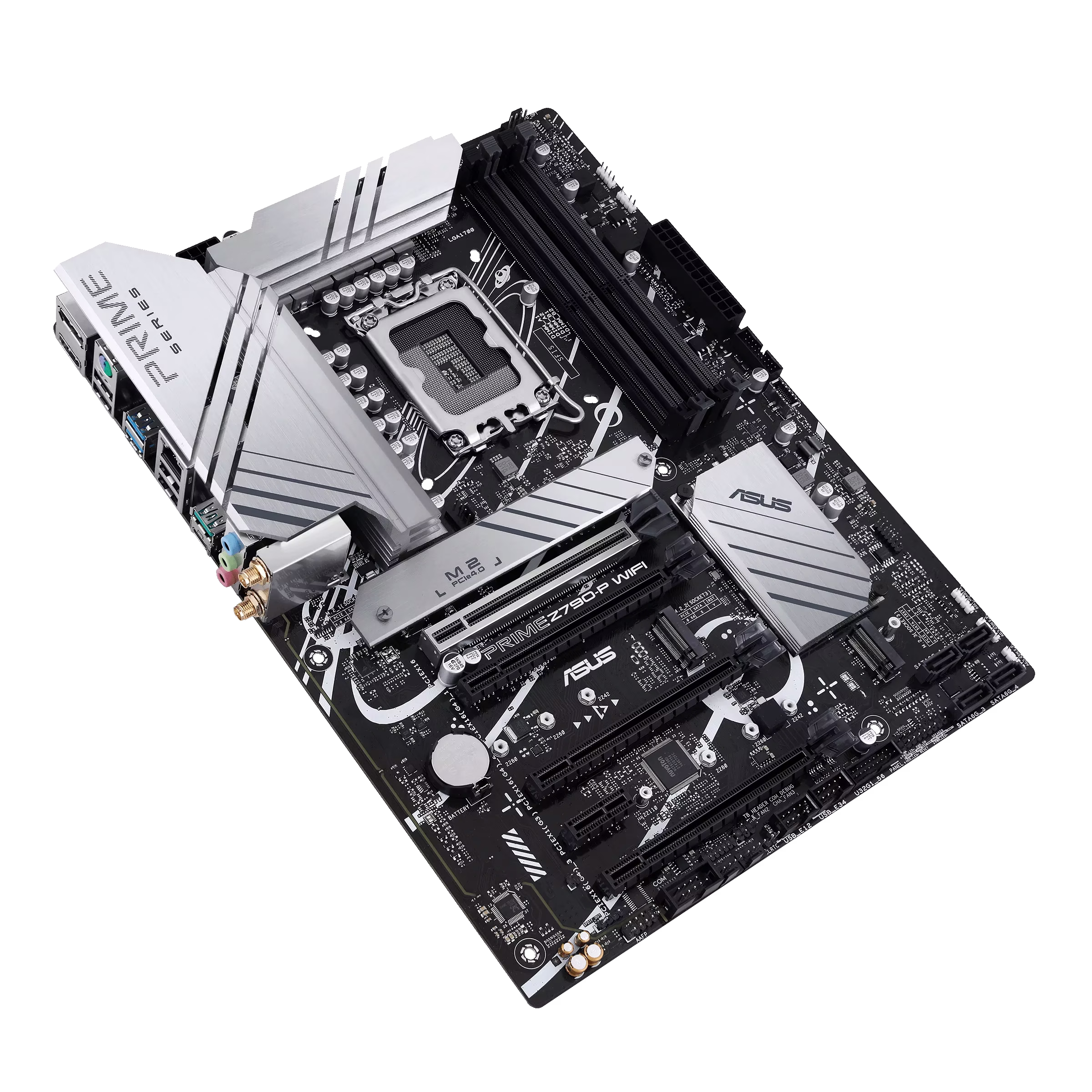 Asus Prime Z790-P WiFi ATX Motherboard, Socket Intel LGA1700, Z790 Chipset, PCIe 5.0, 128GB DDR5 Max Memory, 3x M.2 Slots, WiFi 6, Bluetooth v5.2, 2.5Gb LAN, 14+1 Power Stages | 90MB1CJ0-M0EAY0 thumbnail 8