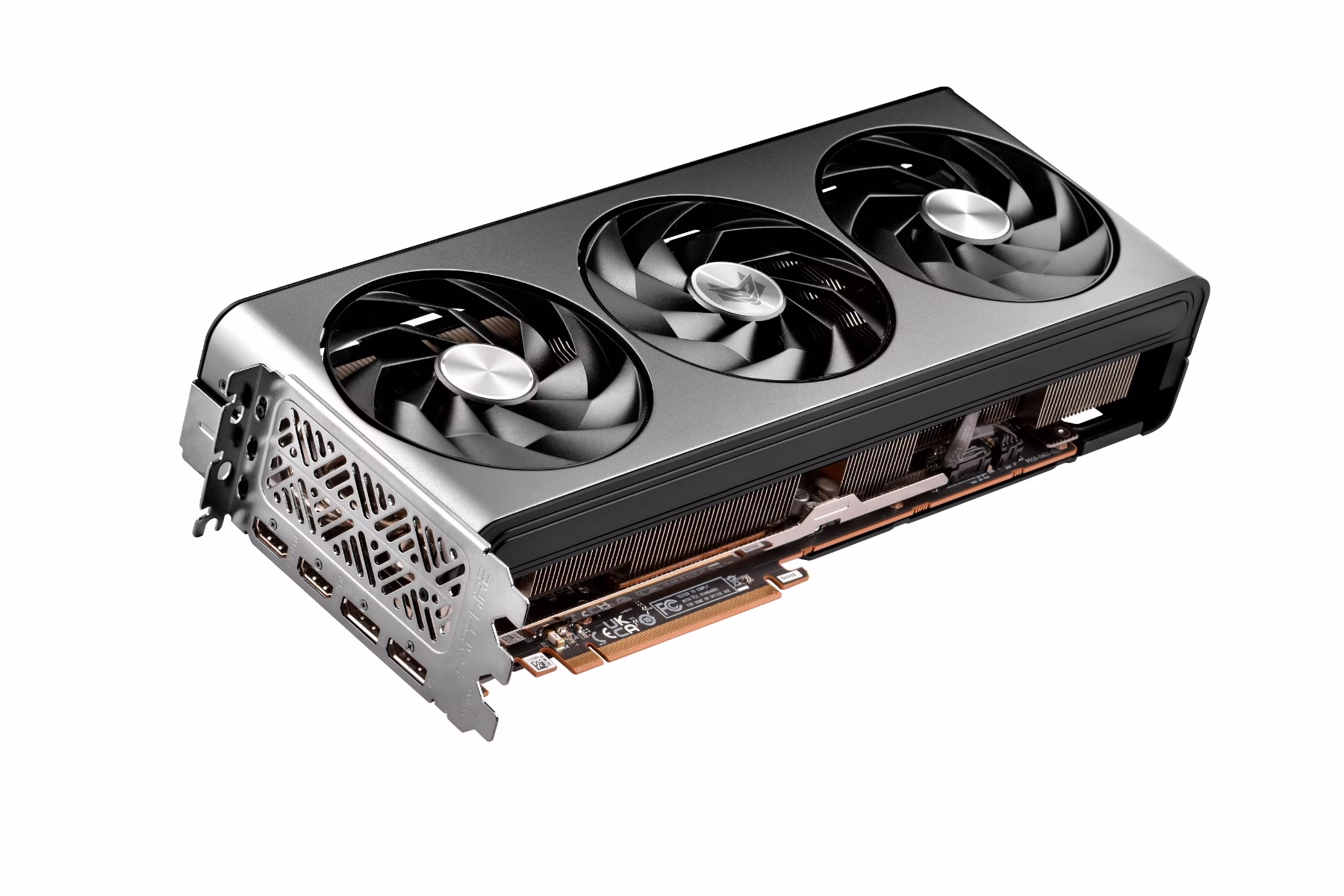 SAPPHIRE NITRO+ AMD Radeon RX 7800 XT OC Gaming Graphics Card, 16GB DDR6 256 bit Memory, Vulkan Optimized, 2565 Boost Clock, 19.5 Gbps Memory Speed, AMD RDNA 3, PCIE 4.0, 2x HDMI 2x DisplayPort | 11330-01-20G thumbnail 6