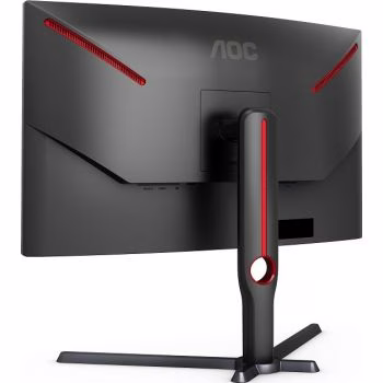  AOC C27G3 27??? Curved Farmless VA Gaming Monitor G3, FHD 1080P, 165hz, Height Adjustable, Black/Red, C27G3/89 | MONAOC82703 thumbnail 6
