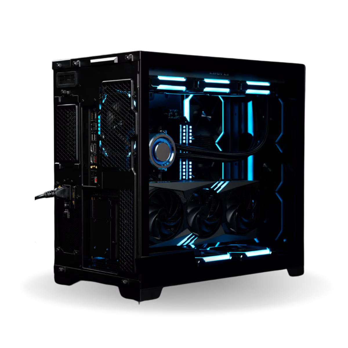 Nanotech ALPHA G9 - Intel Core i9-14900K 6GHz MaxTurbo Boost, ZOTAC GeForce RTX 4080 SUPER 16GB, Titanium 64GB DDR5 6400MHz, 2TB SSD Gen4 M.2, 1000W PSU 80PLUS Gold, LCD 360 Liquid Cooler, WiFi + BT thumbnail 6